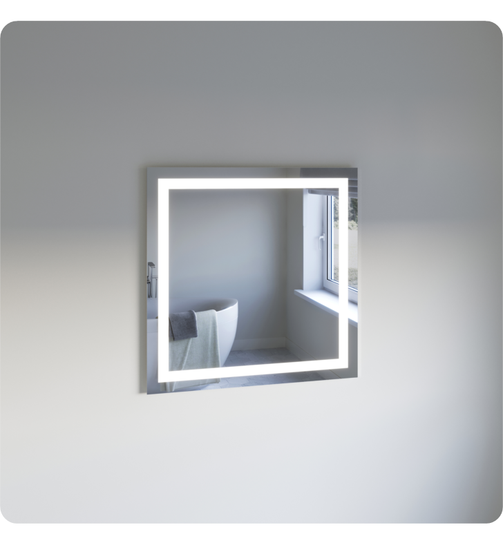 Fresca santo deals led bathroom mirror