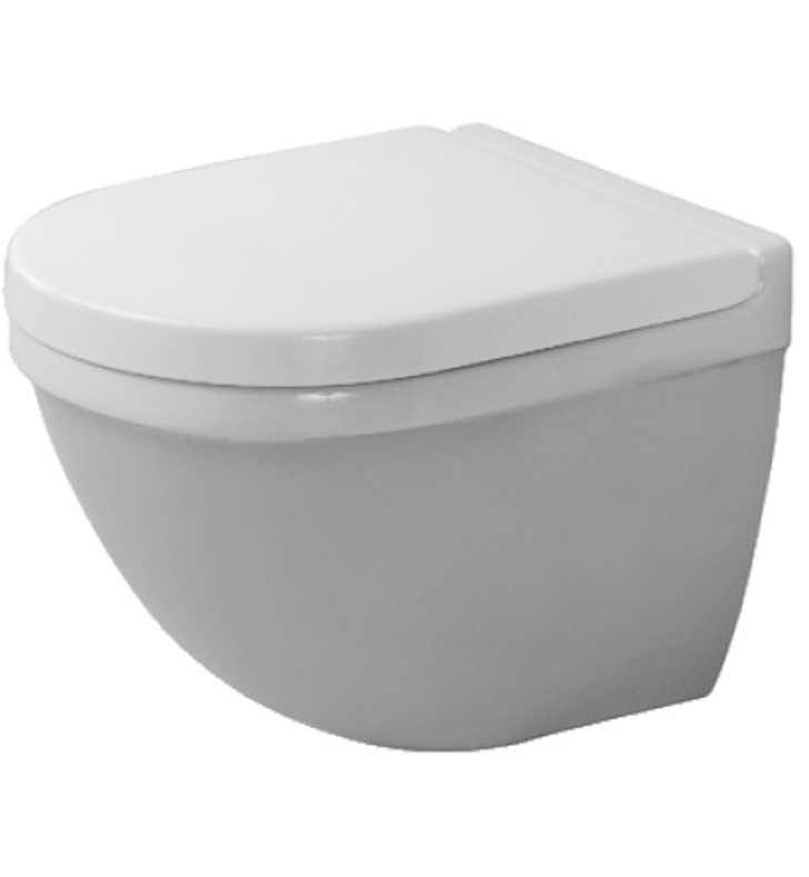 Duravit 2227090092 Starck 3 Elongated OnePiece Compact WallMounted Toilet