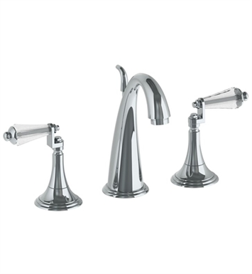 Watermark 311-2-U3 Hampton Widespread Bathroom Faucet with Crystal Handles