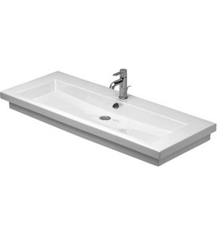 ... Duravit 2nd Floor One Hole Bathroom Sink - ADA Ground Version