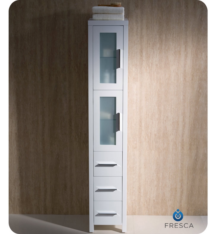 Fresca Torino Linen Cabinet Tall Linen Cabinet - White